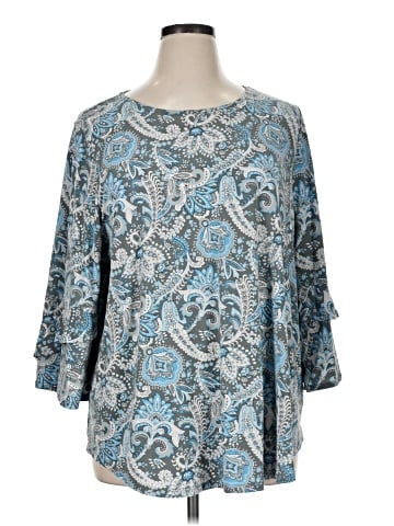 Ruby Rd. 3/4 Sleeve Blouse (view 1)