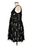 BCBGeneration 100% Polyester Graphic Black Cocktail Dress Size 12 - photo 5
