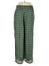 Max Studio 100% Polyester Print Green Casual Pants Size L - photo 2