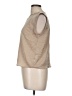 CALVIN KLEIN JEANS 100% Polyester Tan Sleeveless Blouse Size M - photo 5
