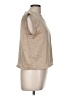 CALVIN KLEIN JEANS 100% Polyester Tan Sleeveless Blouse Size M - photo 4