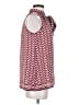 Max Studio 100% Polyester Red Sleeveless Blouse Size S - photo 4