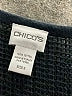 Chico's 100% Cotton Metallic Black Pullover Sweater Size Sm (0) - photo 7