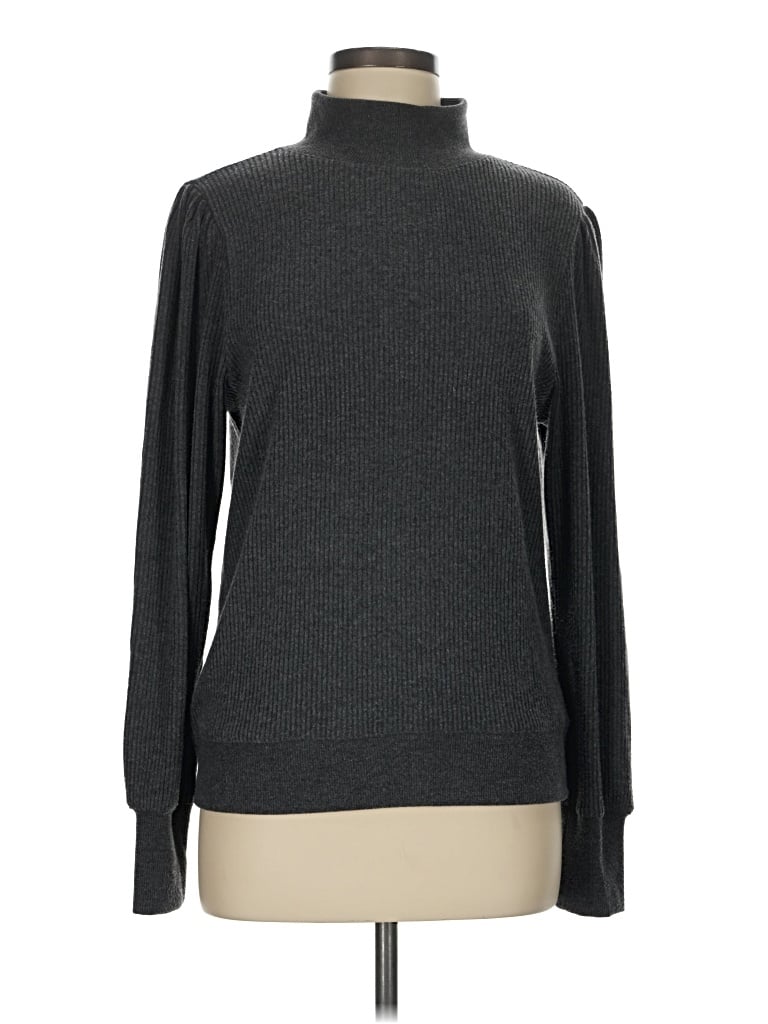 Pre-owned Jcrew Turtleneck Sweater In Gray