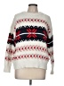 Staccato Hearts White Pullover Sweater Size M - photo 1