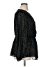 Lane Bryant 100% Polyester Black Long Sleeve Blouse Size 14 - photo 4