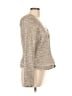 Banana Republic Tweed Silver Tan Jacket Size 12 - photo 4