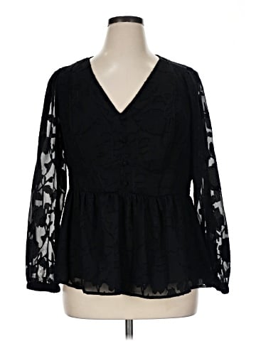 Torrid Long Sleeve Blouse (view 1)