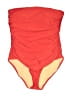 J.Crew Color Block Red One Piece Swimsuit Size 12 - photo 1