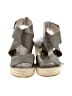Eileen Fisher Gray Wedges Size 10 - photo 2