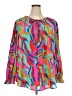 Unbranded 100% Polyester Pink Long Sleeve Blouse Size 4X - photo 1