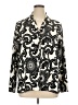 Natori 100% Polyester Paisley Ivory Long Sleeve Blouse Size XL - photo 1