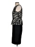 DKNYC 100% Polyester Animal Print Black Cocktail Dress Size 4 - photo 5