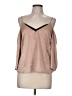 G by GUESS Tan 3/4 Sleeve Blouse Size M - photo 1