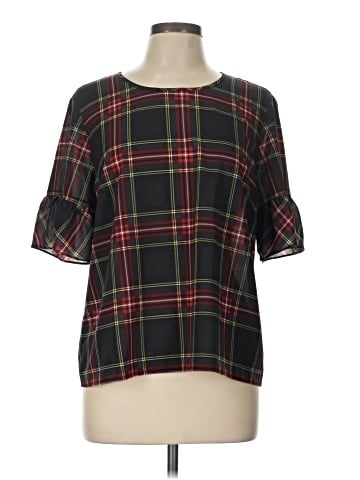 J.Crew Factory Store Short Sleeve Blouse (view 1)
