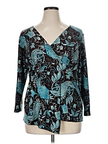 Susan Lawrence 3/4 Sleeve Blouse (view 1)