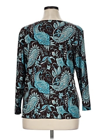 Susan Lawrence 3/4 Sleeve Blouse (view 2)
