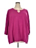 D&Co. Pink Pullover Sweater Size 3X - photo 1