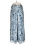 Theory 100% Silk Print Blue Silk Pants Size S - photo 1