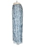 Theory 100% Silk Print Blue Silk Pants Size S - photo 5