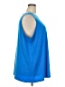 Susan Graver Blue Sleeveless Blouse Size 3X - photo 4