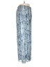 Theory 100% Silk Print Blue Silk Pants Size S - photo 4