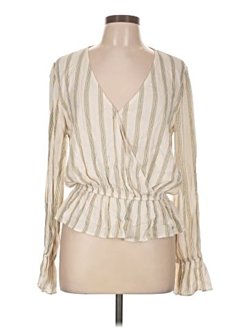 Hem & Thread Long Sleeve Blouse (view 1)