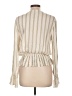 Hem & Thread 100% Rayon Ivory Long Sleeve Blouse Size L - photo 2