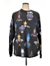 Disney Print Black Pullover Sweater Size XL - photo 1