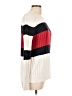 Tommy Hilfiger 100% Cotton Color Block Ivory Blue Pullover Sweater Size L (estimated) - photo 4