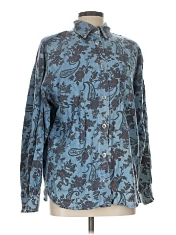 New Look Long Sleeve Button-Down Shirt (view 1)