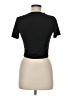 Unbranded Black Short Sleeve Top Size M - photo 2