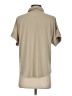 Fred David 100% Polyester Tan Short Sleeve Blouse Size S - photo 2