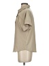 Fred David 100% Polyester Tan Short Sleeve Blouse Size S - photo 5