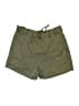 Caslon Solid Green Khaki Shorts Size S - photo 1