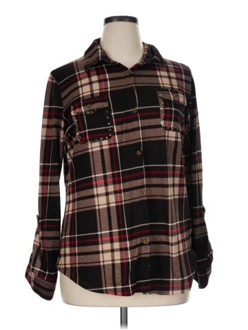 New York Laundry Long Sleeve Blouse (view 1)