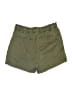 Caslon Solid Green Khaki Shorts Size S - photo 2