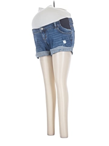 Indigo Blue Denim Shorts (view 1)