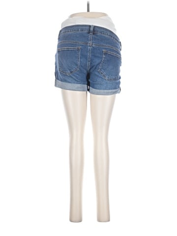 Indigo Blue Denim Shorts (view 2)