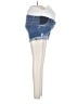 Indigo Blue Blue Denim Shorts Size Med Maternity - photo 4