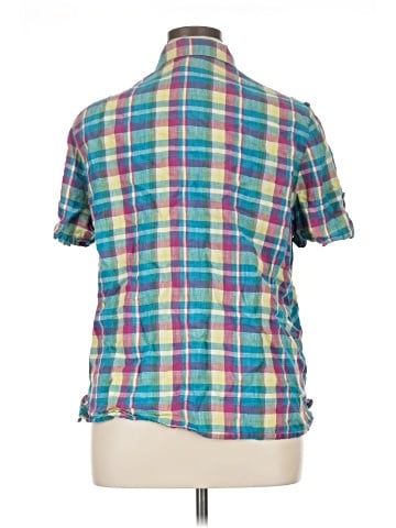 Evan Picone Short Sleeve Button-Down Shirt (view 2)
