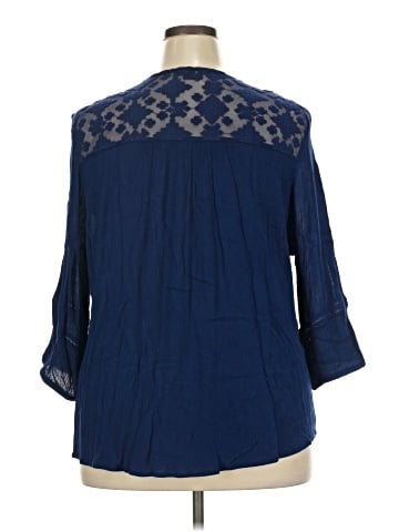 New Directions 3/4 Sleeve Blouse (view 2)