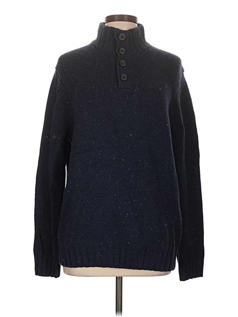 Pre-owned Nautica Turtleneck Sweater In Blue