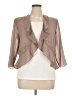 R&M Richards 100% Polyester Tan Cardigan Size 16 - photo 1