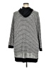 Catherines Stripes Gray Poncho Size 2X - photo 2