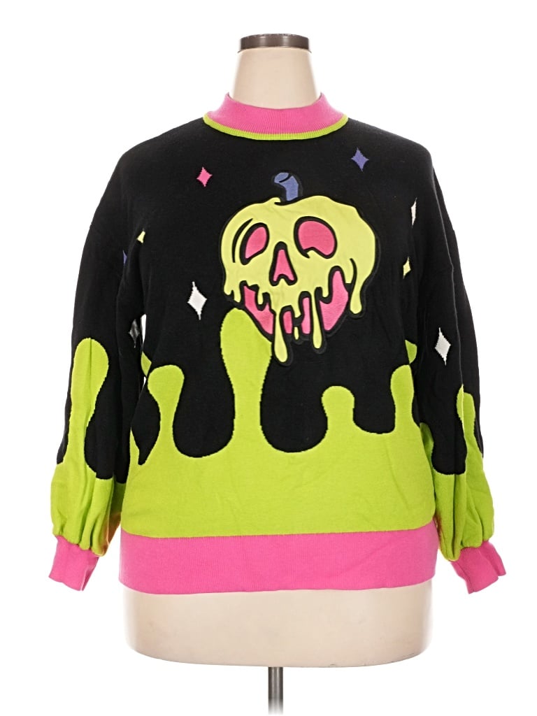 Pre-owned Disney Parks Pullover Sweater In Green
