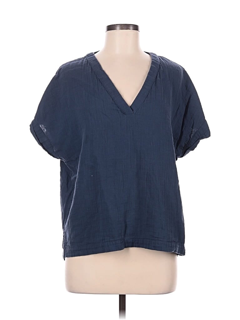 Pre-owned Pact Short Sleeve T-shirt In Blue