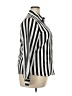 Unbranded 100% Polyester Stripes Black Long Sleeve Blouse Size XXL - photo 4