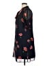 DKNY 100% Polyester Floral Black Casual Dress Size 14 - photo 5