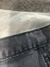 6397 Chevron-herringbone Black Jeans Size 26 waist - photo 7